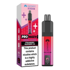 Hayati Pro Max Plus 6K Puffs Prefilled Pod Kit – Strawberry Raspberry Ice